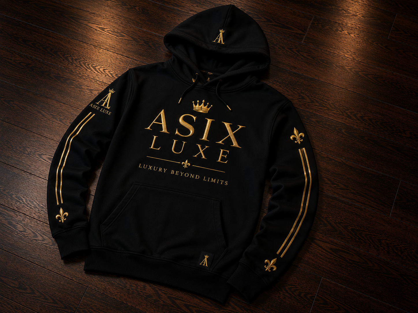 ASIX LUXE Yellow & Black Hoodie